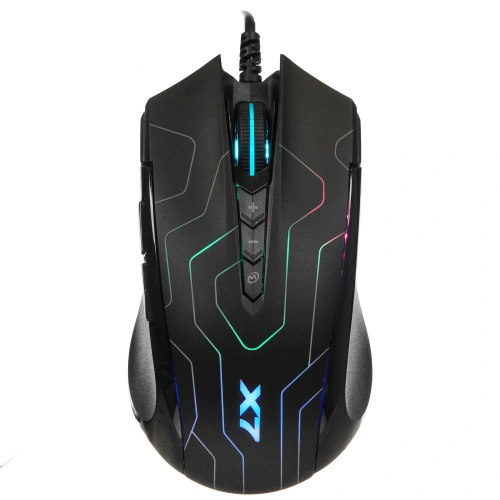 Купить мышь проводная a4tech x89 maze  черный