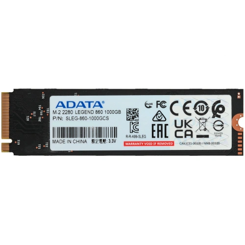 1000 ГБ M.2 NVMe накопитель ADATA LEGEND 860 [SLEG-860-1000GCS]