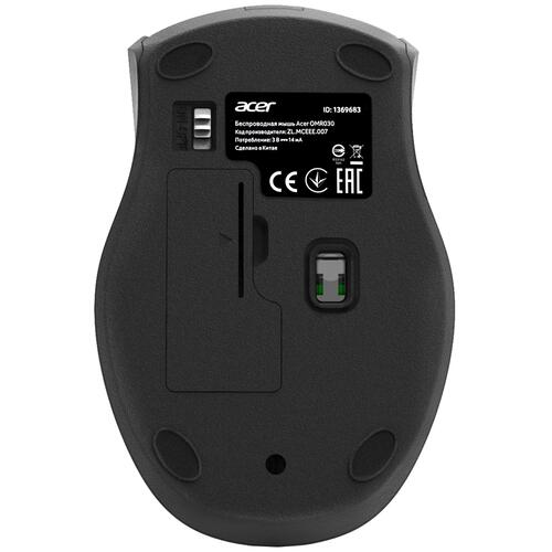 Купить мышь беспроводная acer omr030 [zl.mceee.007] черный