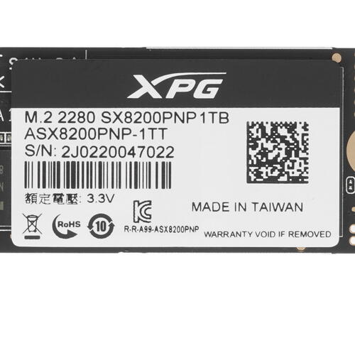 1000 ГБ SSD M.2 накопитель ADATA XPG SX8200 Pro [ASX8200PNP-1TT-C]