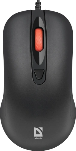 Купить мышь проводная defender omega mb-522 [52522] черный