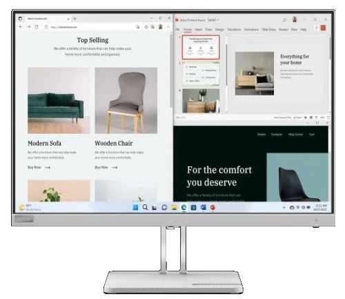 Купить 23.8" монитор lenovo xiaoxin 24 серый