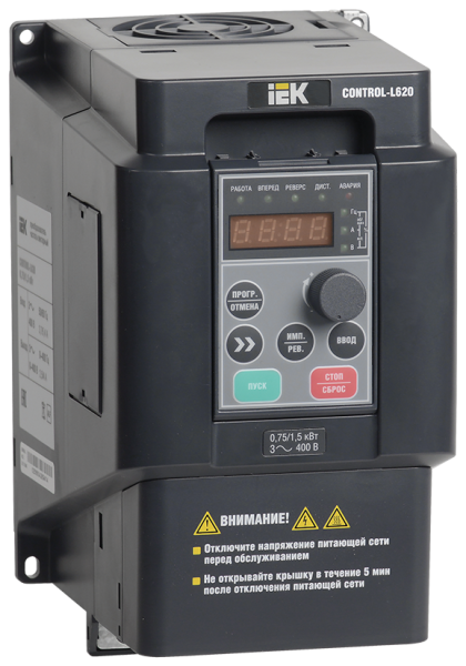 CNT-L620D33V0075-015TE IEK Частотный преобразователь частоты 0.75 кВт