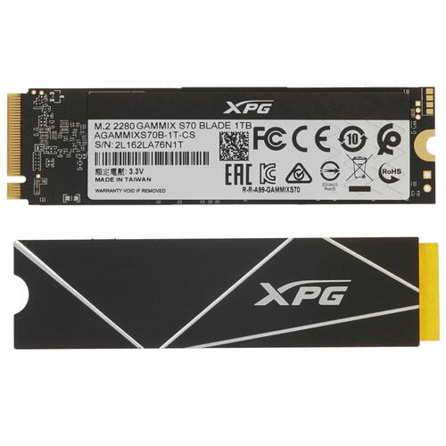 1000 ГБ M.2 NVMe накопитель ADATA XPG BLADE S70 [AGAMMIXS70B-1T-CS]
