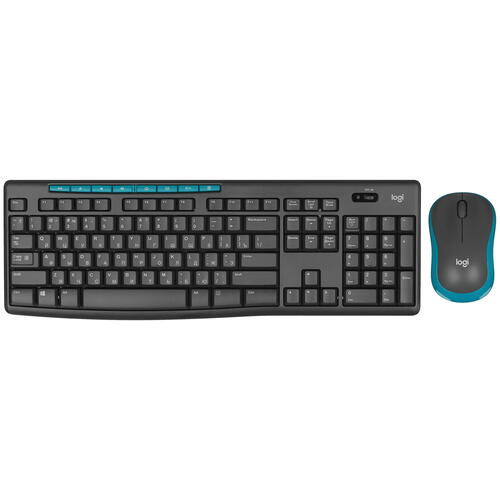 Клавиатура+мышь беспроводная Logitech Wireless Combo MK275 черный