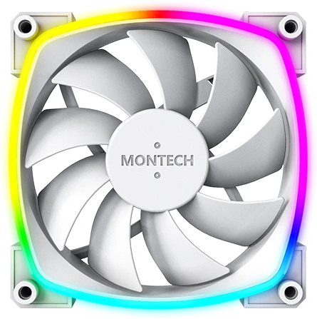 Купить вентилятор montech ax 120 pwm white