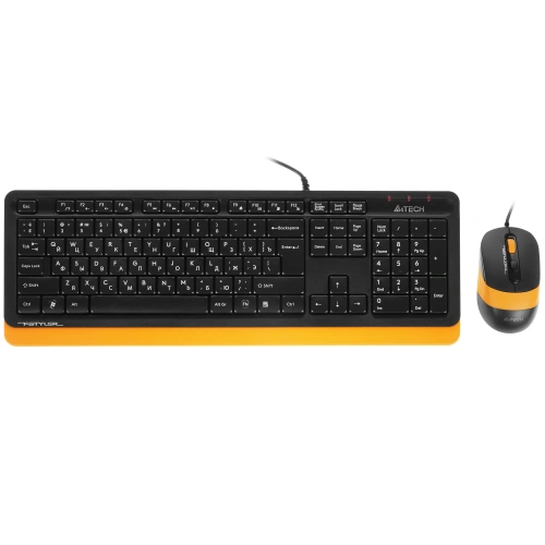 Купить клавиатура+мышь  проводная  a4tech fstyler f1010 черный