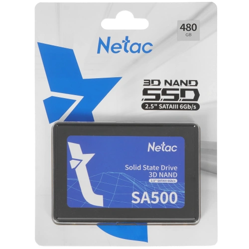 Купить 480 гб 2.5" sata накопитель netac sa500 [nt01sa500-480-s3x]