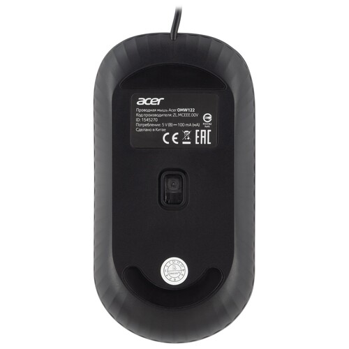 Купить мышь проводная acer omw122 [zl.mceee.00v] черный