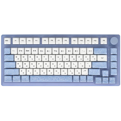 Купить клавиатура проводная+беспроводная ardor gaming patron 75 [ag-zd-pa83gy-p-hs-g-sub]
