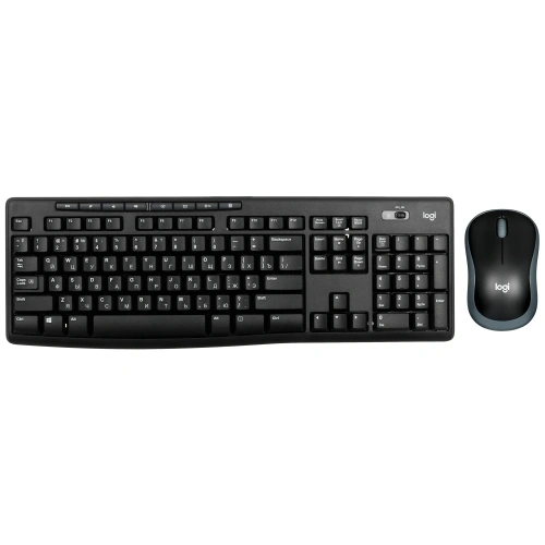 Клавиатура+мышь беспроводная   Logitech MK270 черный