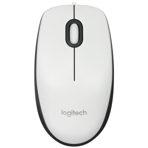 Мышь проводная Logitech M100 [910-006764] белый