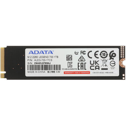 1000 ГБ SSD M.2 накопитель ADATA LEGEND 700 [ALEG-700-1TCS]