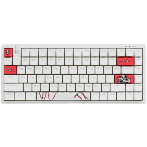 Купить клавиатура проводная + беспроводная ardor gaming kusarigama [ag-zd-83gt-hs-w]