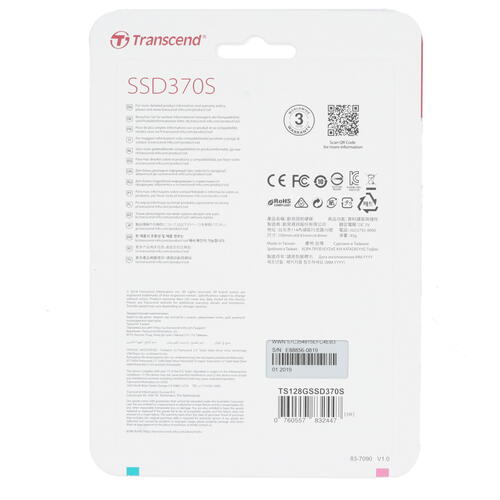 Купить 128 гб 2.5" sata накопитель transcend 370s [ts128gssd370s]