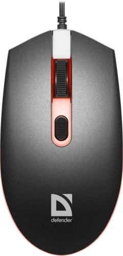 Купить мышь проводная defender dot mb-986 [52986] черный