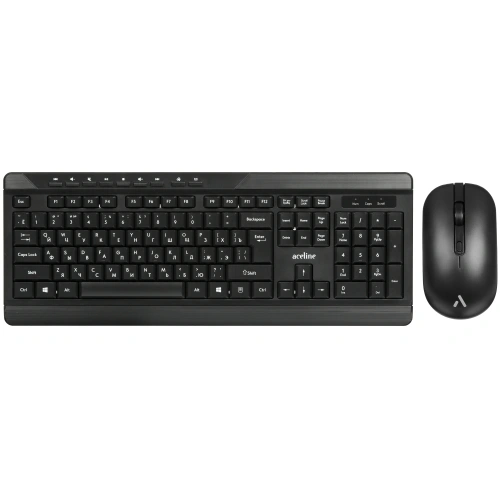 Купить клавиатура+мышь  проводная  aceline 802-hf черный