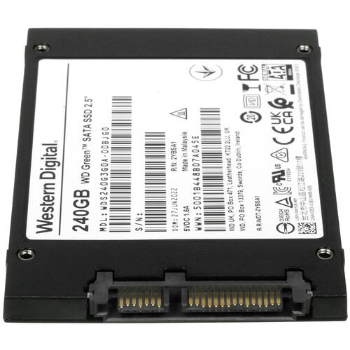Купить 240 гб 2.5" sata накопитель wd green [wds240g3g0a]