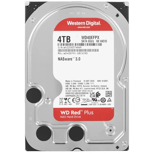 Купить 4 тб жесткий диск wd red plus [wd40efpx]