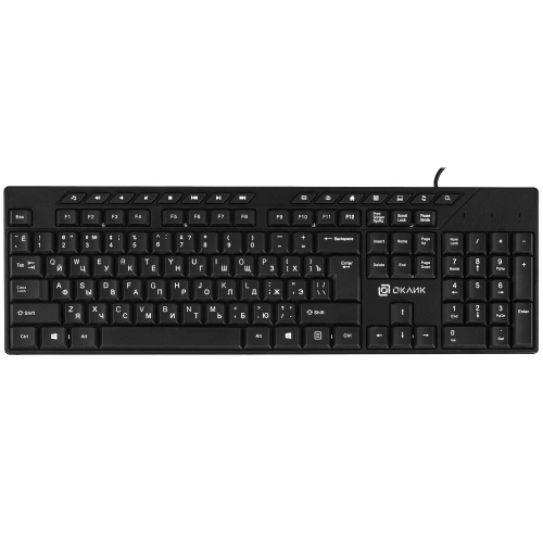 Купить клавиатура проводная oklick 125m [1678108]