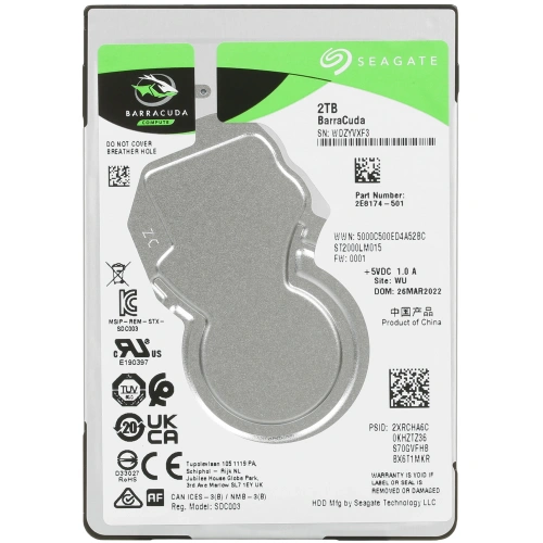 Купить 2 тб жесткий диск seagate barracuda [st2000lm015]