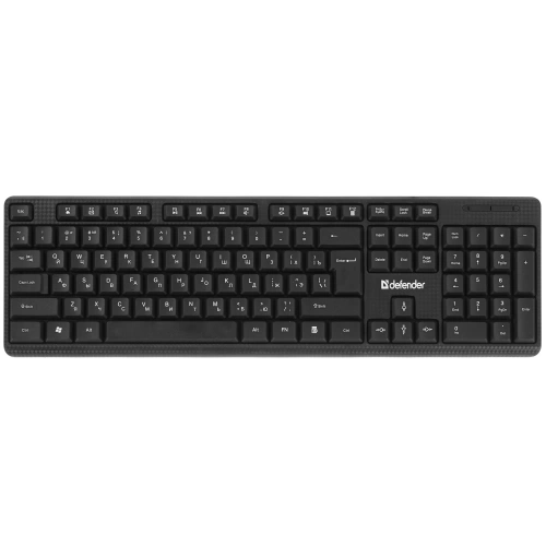 Купить клавиатура проводная defender daily hb-162 [45162]