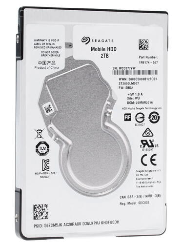 Купить 2 тб жесткий диск seagate mobile [st2000lm007]