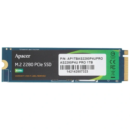 1000 ГБ M.2 NVMe накопитель Apacer AS2280P4U PRO [AP1TBAS2280P4UPRO-1]