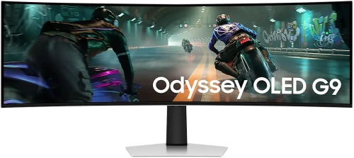 Купить 49" монитор samsung odyssey oled g9 g91sd серебристый