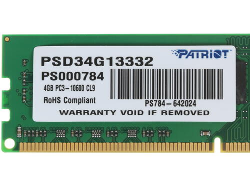 Оперативная память Patriot Signature Line [PSD34G13332] 4 ГБ