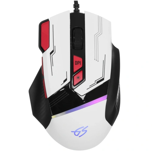 Мышь+коврик проводная DEXP Armor  белый