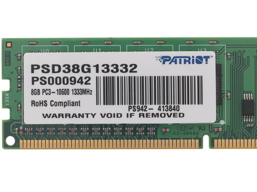 Купить оперативная память patriot signature [psd38g13332] 8 гб