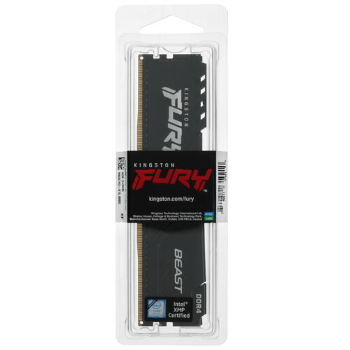 Оперативная память Kingston FURY Beast Black [KF432C16BB/8] 8 ГБ