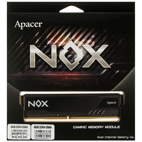 Оперативная память Apacer NOX [AH4U16G26C08YMBAA-2] 16 ГБ