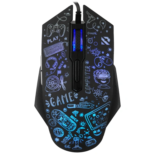 Купить мышь проводная smartbuy rush x15 [sbm-745g-k] черный