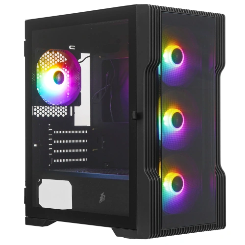 Купить корпус 1stplayer trilobite t3-g [t3-g-bk-4f1] черный
