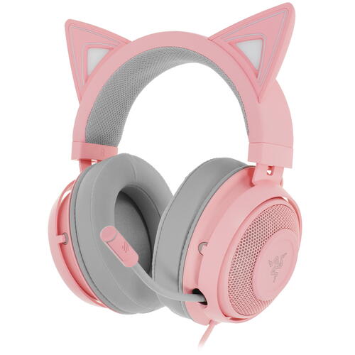 Купить проводные наушники razer kraken kitty розовый