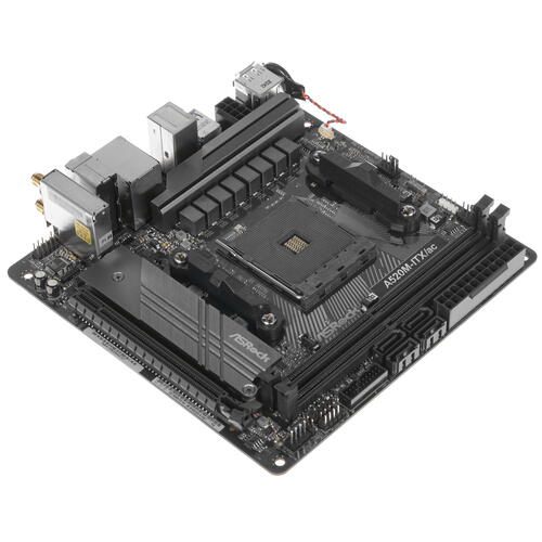 Купить материнская плата asrock a520m-itx/ac