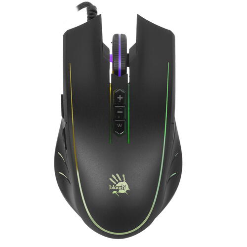 Купить мышь проводная a4tech q81 bloody curve черный