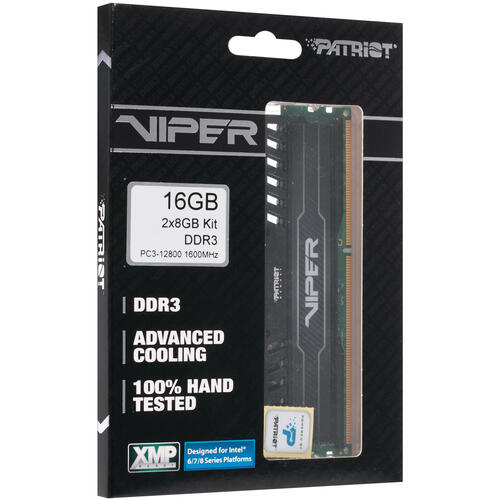 Купить оперативная память patriot viper 3 [pv316g160c0k] 16 гб