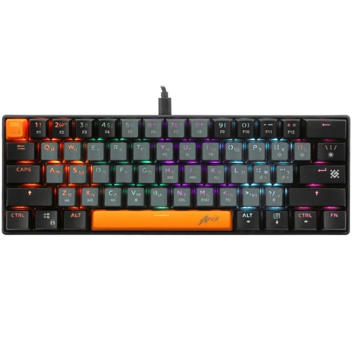 Купить клавиатура проводная defender apex gk-002 [45002]