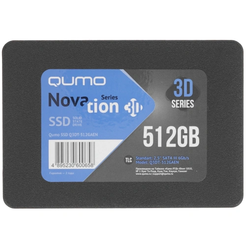 Купить 512 гб 2.5" sata накопитель qumo novation 3d [q3dt-512gaen oem]