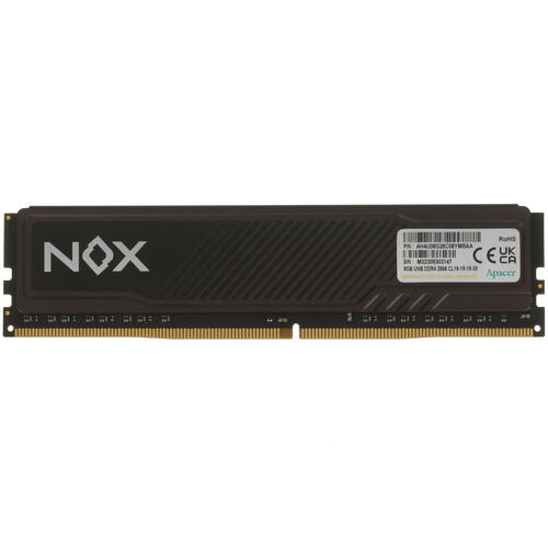 Купить оперативная память apacer nox [ah4u08g26c08ymbaa-1] 8 гб
