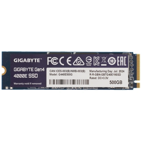 Купить 500 гб m.2 nvme накопитель gigabyte gen4 4000e [g440e500g]