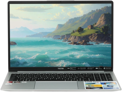 16" Ноутбук Tecno Megabook K16S серебристый