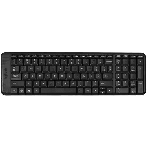 Клавиатура+мышь беспроводная Logitech MK220 черный