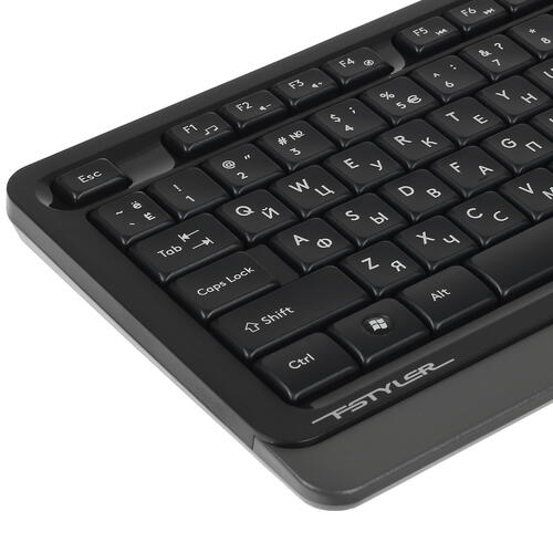 Купить клавиатура+мышь  проводная  a4tech fstyler f1010 черный