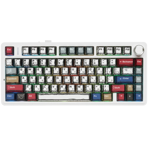 Купить клавиатура проводная + беспроводная aula f75