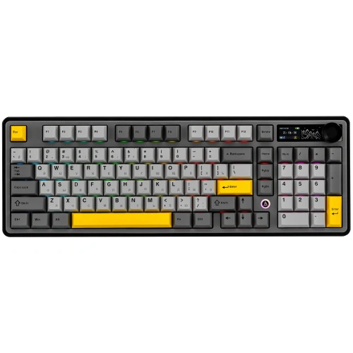 Купить клавиатура проводная + беспроводная ajazz ak980