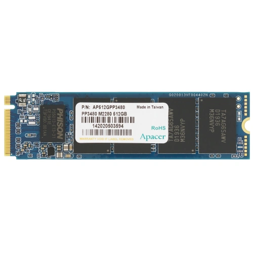 Купить 512 гб m.2 nvme накопитель apacer pp3480 [ap512gpp3480-r]